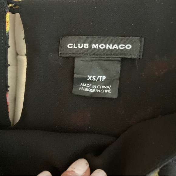 Club Monaco Taisie Floral Long Bell Sleeve Blouse - Picture 4 of 8